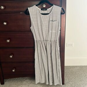 Striped casual dress